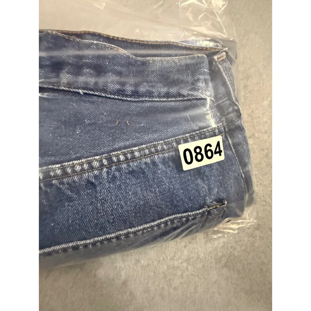 Vintage 70's 80's Levis 501 Redline Selvedge Denim Jeans Button 524 Stamp 38x36